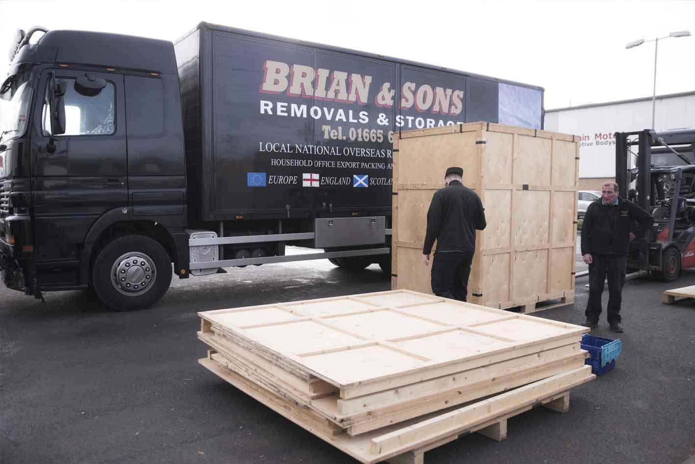 Packing for Removals at Brian and Sons